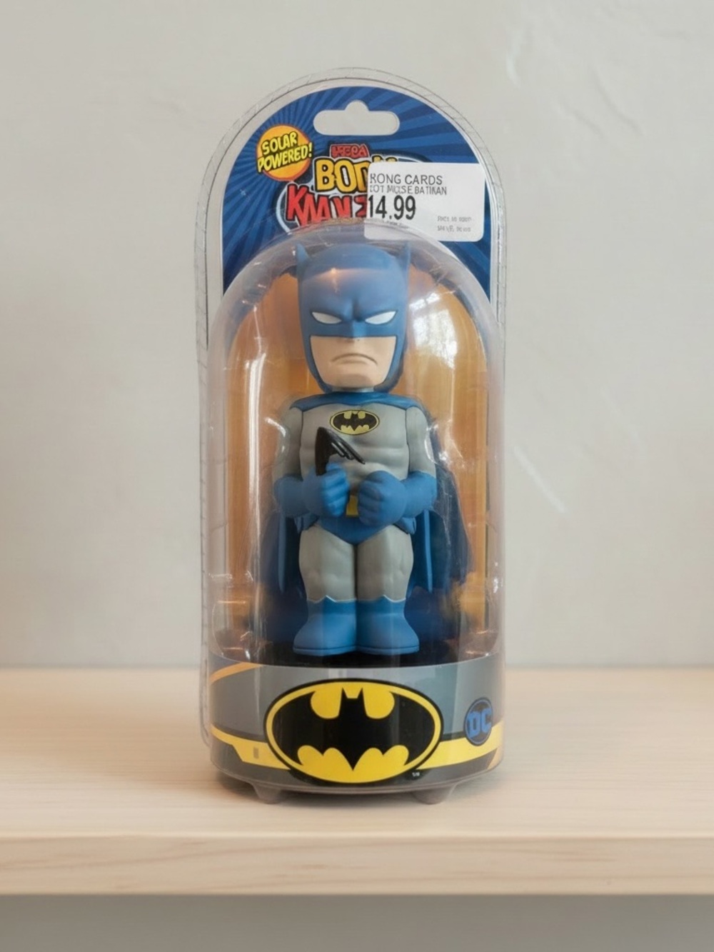 Batman Solar Powered Body Knocker NECA DC Comics Figure 6.5in New In Box